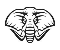 um logotipo de vetor de elefante