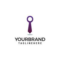 Vetor de modelo negócios gravata logotipo
