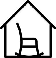 ilustração vetorial de casa em um fundo. símbolos de qualidade premium. ícones vetoriais para conceito ou design gráfico. vetor