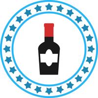 Garrafa de vinho de vetor ícone