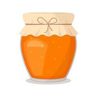 frasco de vidro com ilustração de mel vetor