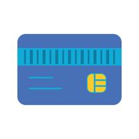 Ícone de cartão de vetor ATM