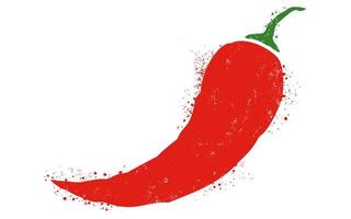 ícone de vetor de pimenta vermelha.