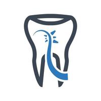 ícone de higiene dos dentes, símbolo de limpeza dental para seu site, logotipo, aplicativo, design de interface do usuário vetor