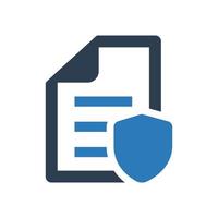 ícone de política de segurança doméstica, símbolo de seguro para seu site, logotipo, aplicativo, design de interface do usuário vetor