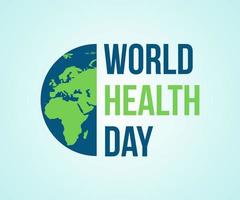 design de logotipo do dia mundial da saúde vetor