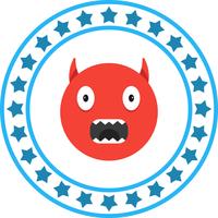 Vector irritado Emoji ícone