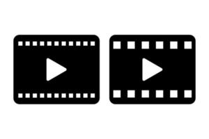 botão de reprodução de filme de vetor.