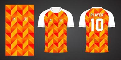 modelo de design de camisa esporte vetor