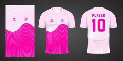 modelo de design de camisa esporte vetor