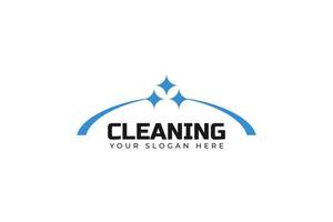 vetor de design de logotipo de limpeza