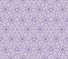 padrão sem emenda de fantasia com mandala ornamental. fundo abstrato flor doodle redondo. círculo geométrico floral. vetor