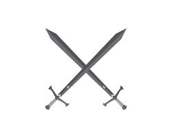 Ilustrações de logotipo de vetor de espada