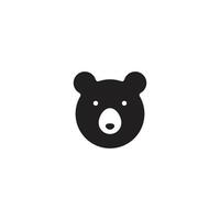 urso logotipo nome da empresa. vetor