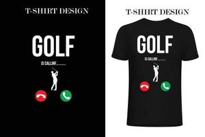 design de camiseta de golfe. design de t-shirt vintage de golfe. design de t-shirt de citações de golfe. vetor