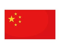desenho da bandeira chinesa vetor