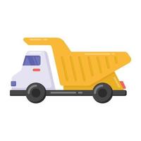 um caminhão de logística também conhecido como transporte de coleta vetor