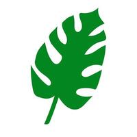 deixa o vetor de ícone isolado no fundo branco. várias formas de folhas verdes de árvores e plantas. elementos para logotipos eco e bio.
