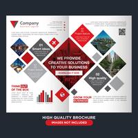 Brochura Square Business Fold vetor