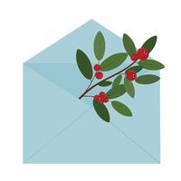 cartas de amor em um envelope, ilustração vetorial em um design moderno em um estilo simples. vetor