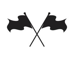 vetores de logotipo e símbolo de modelo de bandeira