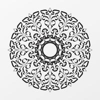 mandala desenhada à mão. decoração em ornamento de doodle oriental étnica. vetor