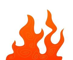 fundo de chamas de fogo, design de ilustração de fogo, ilustração de chama, queima, fogo, queimar vetor