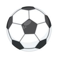 balão de esporte de futebol clássico vetor