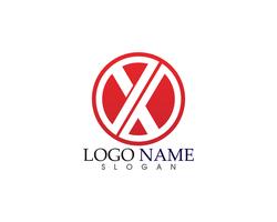 X letra logotipo modelo vector ícone do design