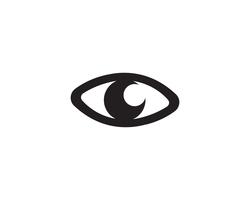 Logotipo de cuidados com os olhos e vetor de modelo de símbolos