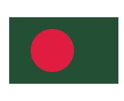 bangladesh bandeira nacional ásia emblema símbolo ícone ilustração vetorial elemento de design abstrato vetor