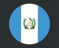 bandeira da guatemala nacional américa do norte emblema ícone ilustração vetorial elemento de design abstrato vetor