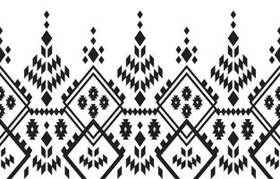 belo padrão sem emenda abstrato étnico asteca em bordados tribais, folclóricos, design de arte chevron. print.design de ornamento de arte geométrica para tapete, papel de parede, roupas, embrulho, tecido, capa vetor