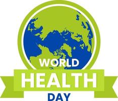 design gratuito do logotipo do dia mundial da saúde vetor