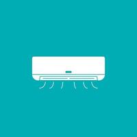 ilustração de ícone de preenchimento de ar condicionado vetor