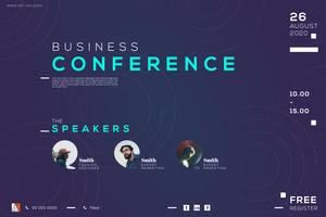 Conferência de negócios meeting Corporate, creative Design vetor