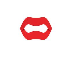 logotipo de atendimento odontológico de boca e símbolos ícones modelo app, vetor