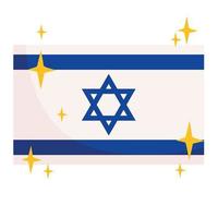 bandeira de israel vetor
