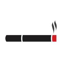 vetor simples de ícone de sinal de cigarro