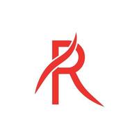 logotipo da letra r vetor