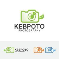 design de logotipo de vetor de fotografia de natureza