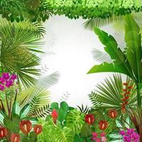 fundo tropical lindo. vetor