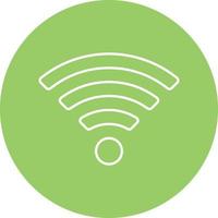 estilo de ícone wi-fi vetor