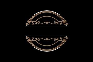 vetor de design de logotipo de etiqueta de emblema de steampunk retro vintage hipster