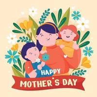 feliz Dia das Mães vetor