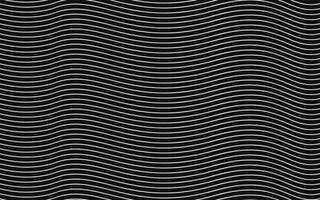 fundo abstrato padrão de onda de listras preto e branco pronto para seu projeto vetor