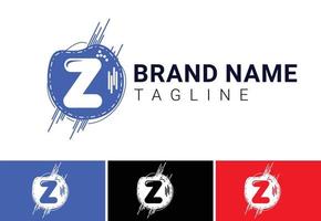 z letter novo logotipo e design de ícone vetor