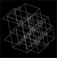 fundo geométrico hexagonal triângulo abstrato vetor