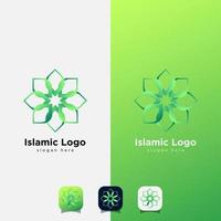 design de logotipo islâmico, ilustração de ramadan kareem vetor