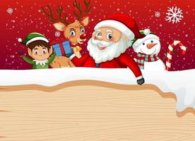 design de banner de natal vazio vetor